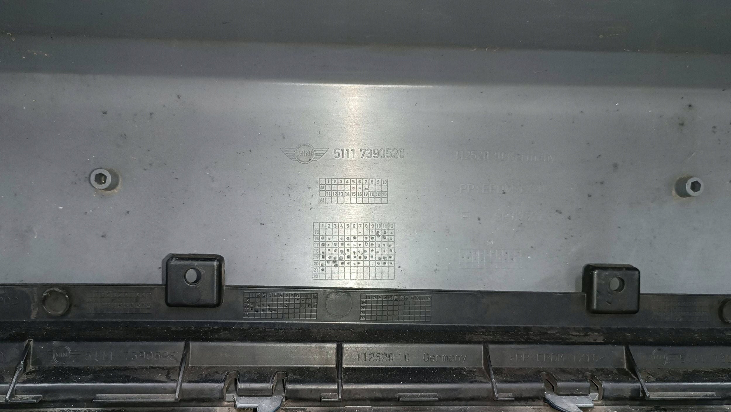 Front bumper Mini Cooper Countryman F60 17-20