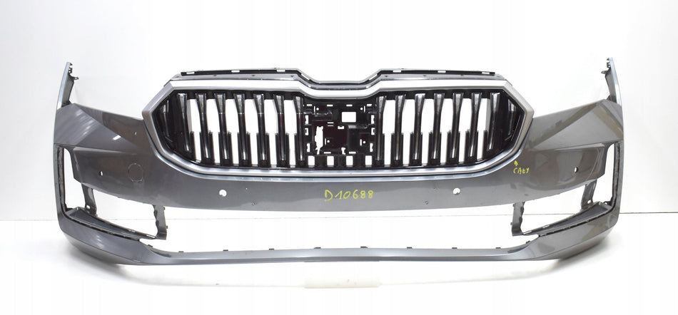 SKODA SUPERB IV 3P 3P3 FRONT BUMPER ORIGINAL + GRILL