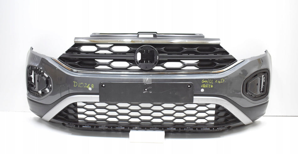 VW T ROC 2GA LIFT Front Bumper OEM + Grille + Grille Insert