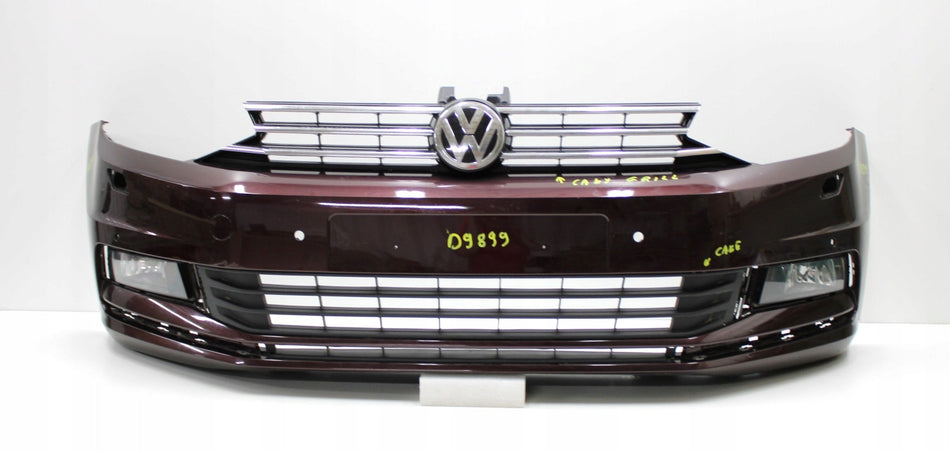 VW Touran II 5TA Front Bumper OEM + Grille + Vents
