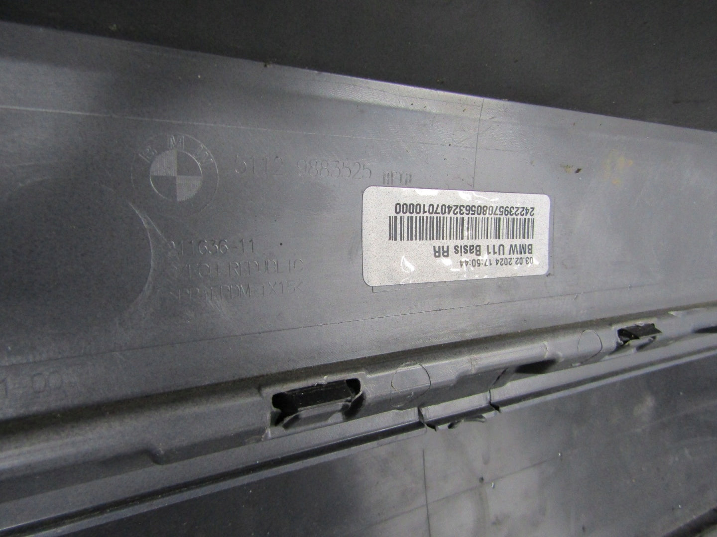 BMW X1 U11 2022- Rear Bumper